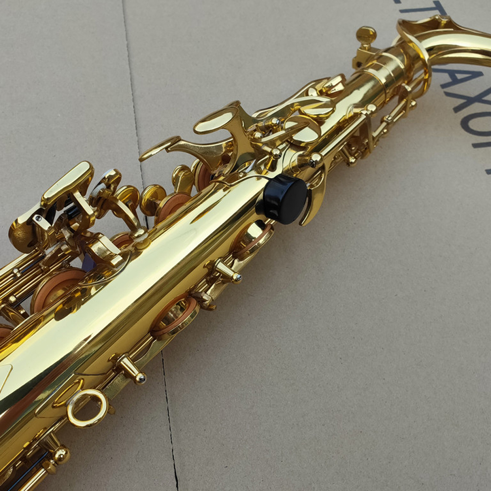 New arrival JAS-669 woodwind instrument alto eb tuning professional saxophone lacquered gold with case mouthpiece