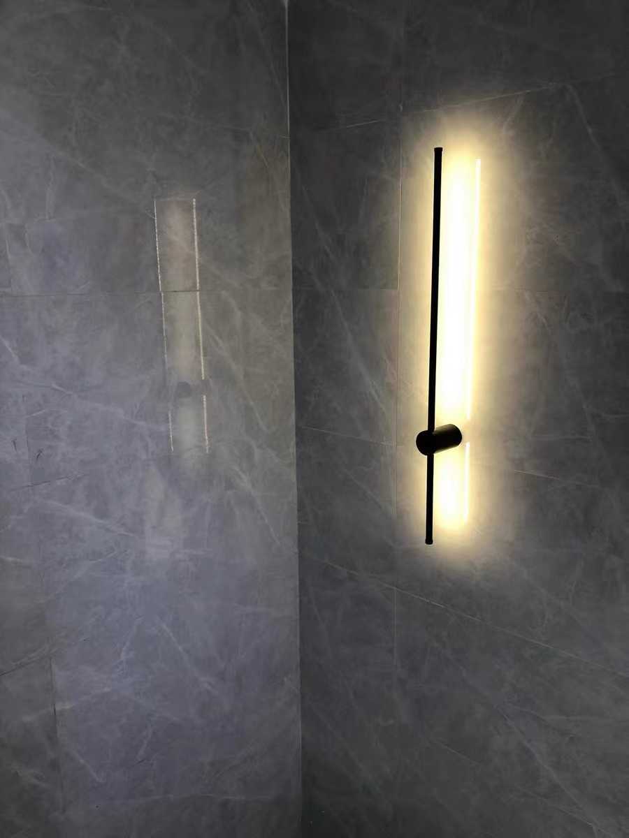 Lampen Nordic Eenvoudige Geometrische Lijnen LED Wandlamp woonkamer thuis licht voor badkamer muur decor lampHKD230701