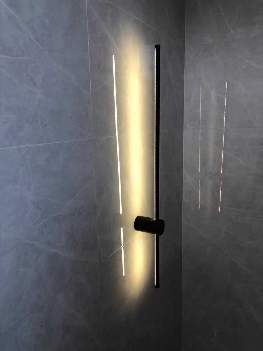 Lampen Nordic Eenvoudige Geometrische Lijnen LED Wandlamp woonkamer thuis licht voor badkamer muur decor lampHKD230701