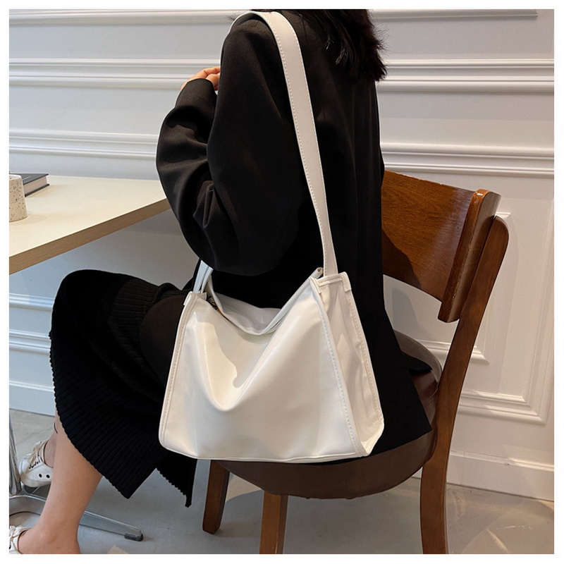 PU Leather Shopper Bags For Women Luxury Shoulder Tote Bag 2023 NEW Design Woman Simple Shopping Shoulder Bag Ladies crossbody bag