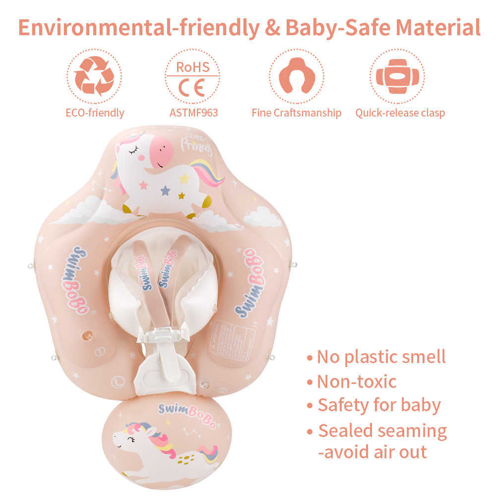 Flytväst Boj Ny Baby Simning Float Ringbord Spädbarn Rosa Flytande För Sommar Barn Simbassäng Tillbehör Cirkel Småbarn Bad HKD230703