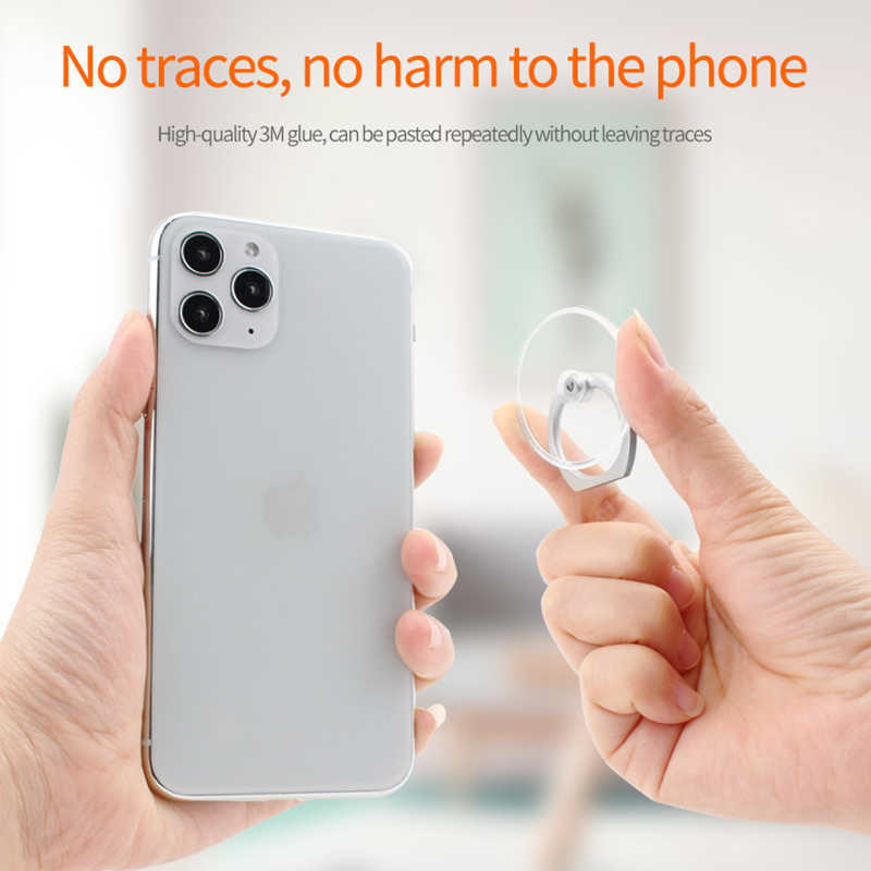 Porta del telefono cellulare universale Stand Finger Ring Magnetic cell Cell Smart Phone Transparent Porta iPhone 11 12 XS Max L230619