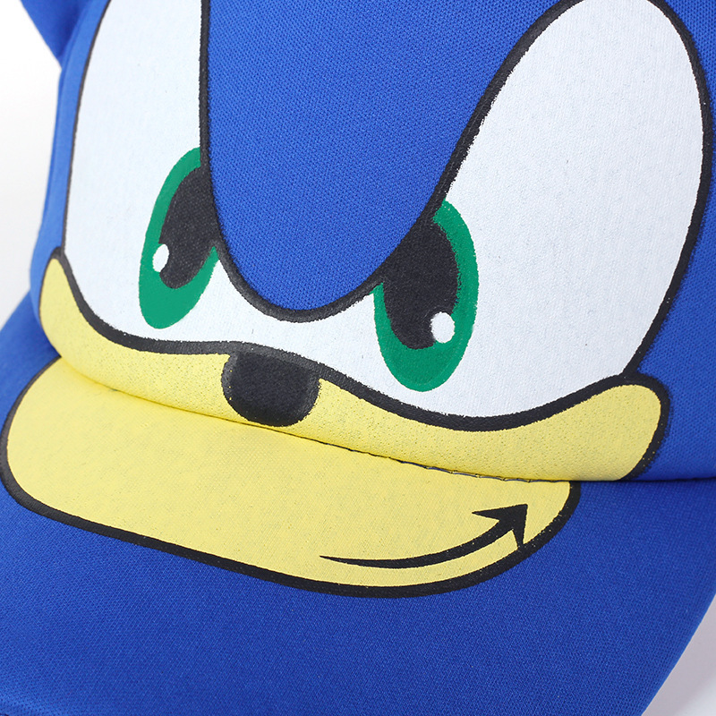 Groothandel Sonic Kid Hedgehog Sonic Baseballcap Sportieve casual pet Verstelbare Baseballcap