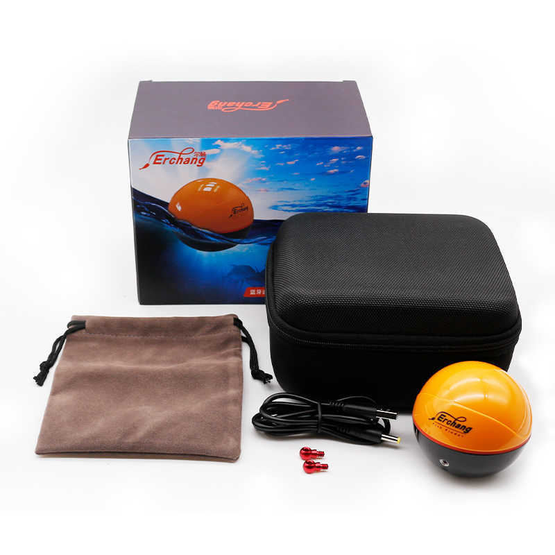 Fishfinder Erchang F68 Trådlös Fishfinder GPS-ekolod för fiske Ekolod för kajak Saltvatten Bluetooth Moblie Fishfinder HKD230703