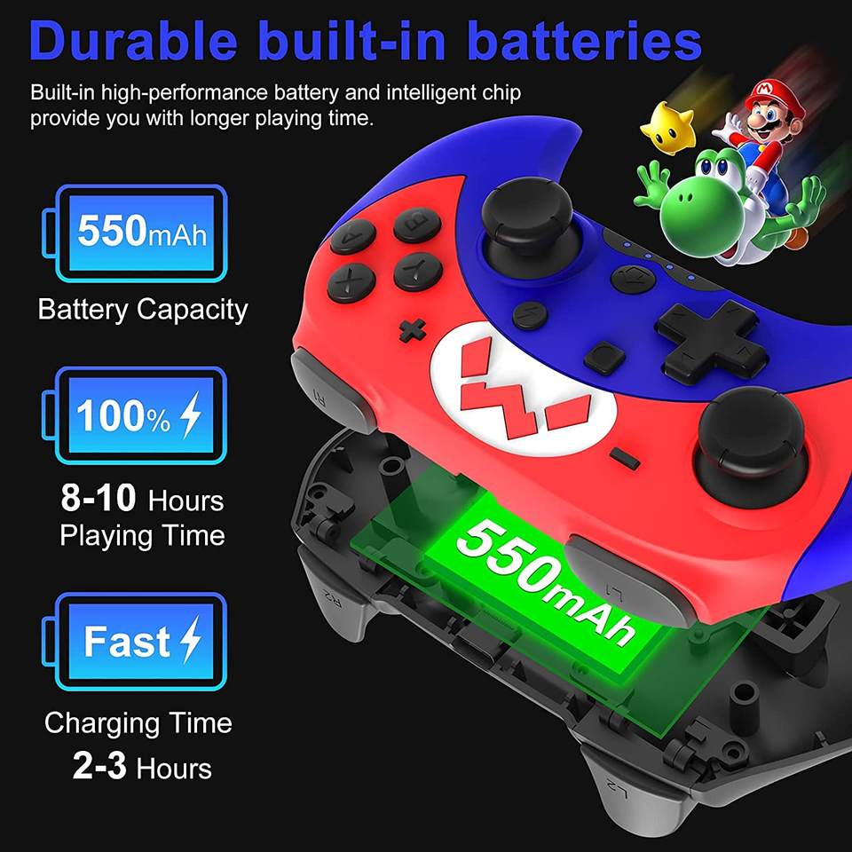 2023 For Switch Wireless Controller Gaming Switch Controllers Gamepad Steam One-click wake-up somatosensory