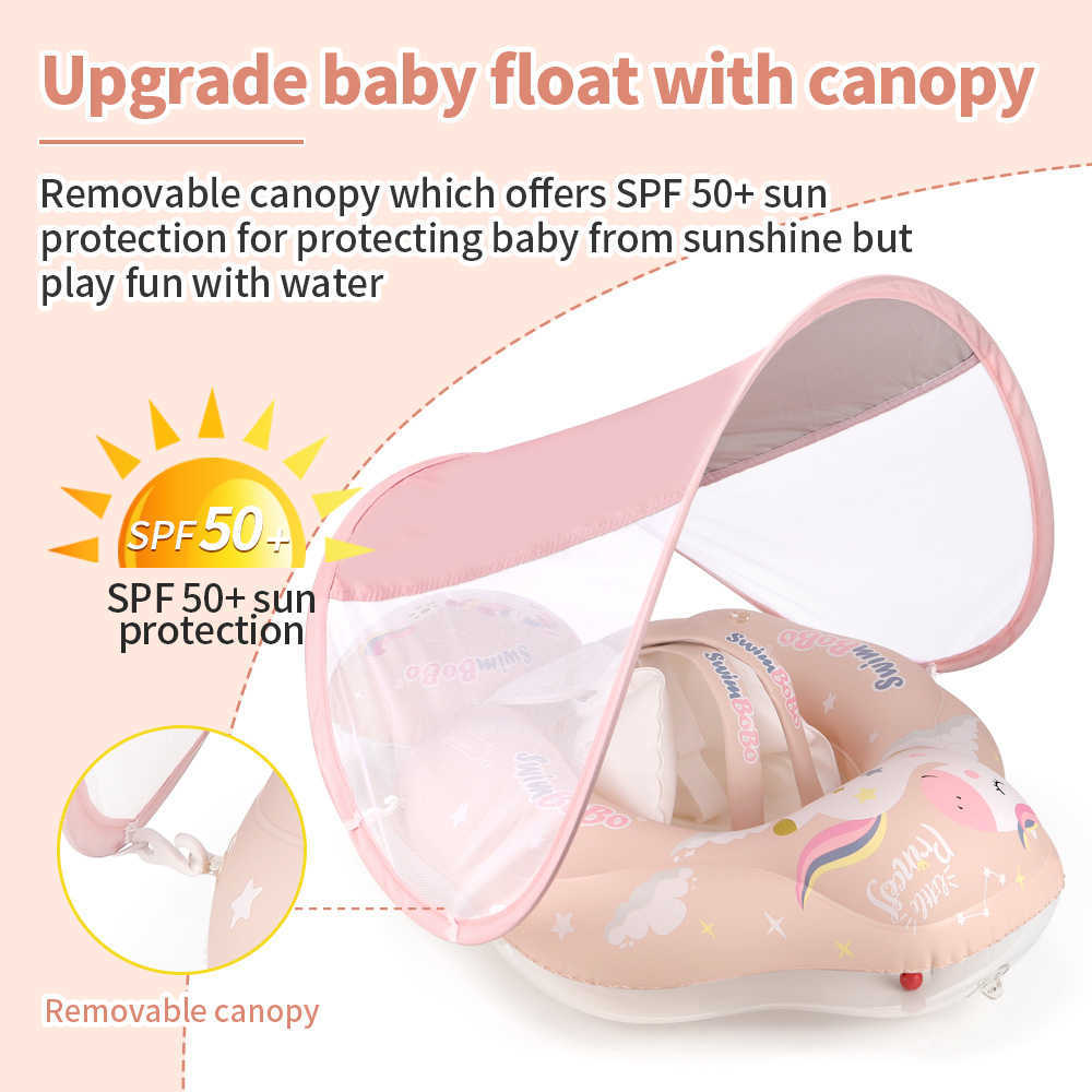 Life Vest Buoy New Baby Swimming Float Ring table Infant Pink Floating For Summer Kids Swim Pool Accessories Circle Toddler Bathing HKD230703