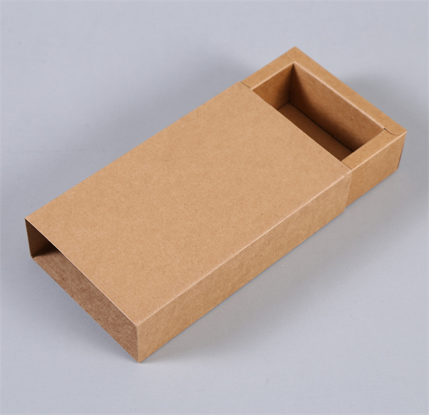 Whloesale Eco Friendly Kraft 22.5*9.5*4.5CM Paper Cardboard Drawer Box Socks Underwear Gift Packaging Boxes JL1427