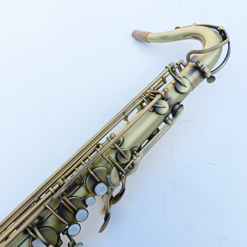 Saxophone ténor si bémol haut de gamme Jupiter JTS500Q instrument de jazz en bronze antique avec embouchure et boîte