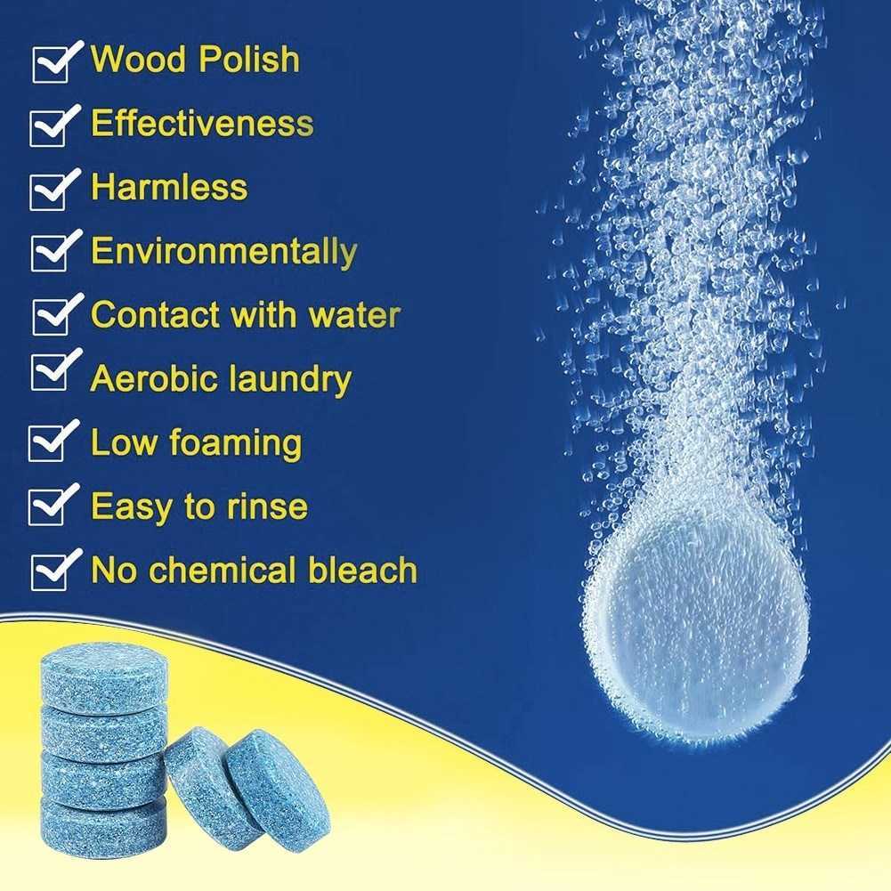 New 10/20/40/Solid Cleaner Car Windscreen Wiper Effervescent Tablets Glass Toilet Cleaning Car Accessories