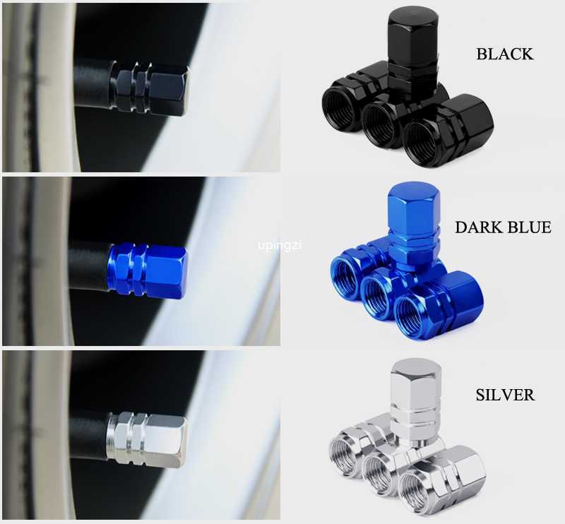 Nouveau alliage d'aluminium voiture roue pneu Valve Caps pneu jante tige couvre Airdust étanche pour Automobiles motos camions vélos