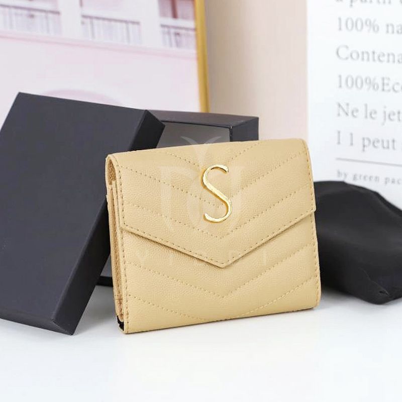 Top qualité Femmes Portefeuille Designer Passeport Couverture Porte-cartes En Cuir Caviar Trifold Portefeuille Mode Femmes Bourse Designer Portefeuilles Permis De Conduire Clip Avec boîte