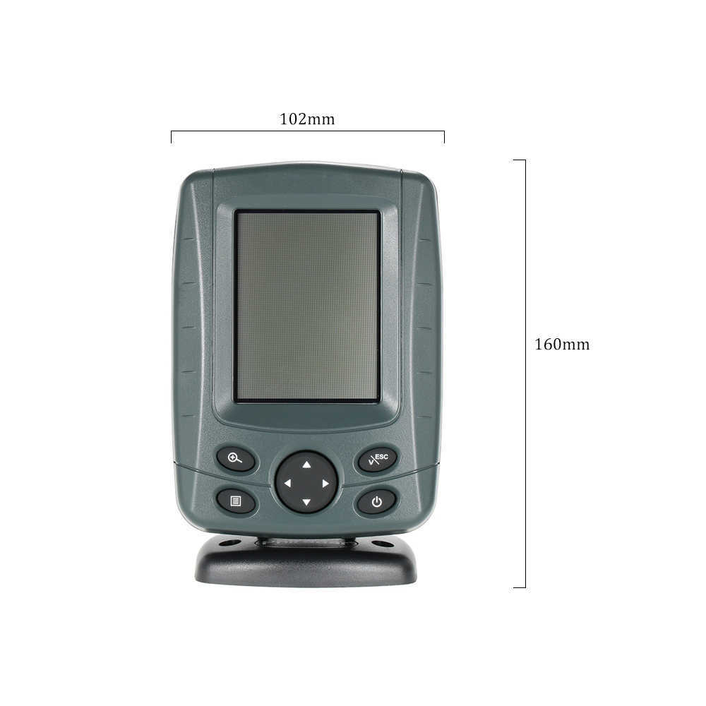 Fishfinder FF668C 3,5-inch LCD Fishfinder 200KHz/83KHz Duel Beam Sonar Frequentie Vissen Sonarsensor Vissen Dieptezoeker Visdetector HKD230703