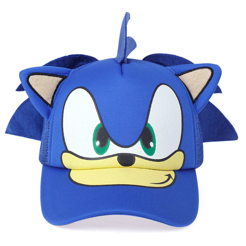 Vente en gros Sonic Kid Hedgehog Sonic Casquette de baseball Casquette décontractée sportive Casquette de baseball réglable