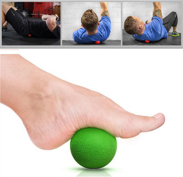 Gros Fitness Acupoint Massage Lacrosse ball Thérapie Trigger Point Body Exercise Sports Yoga Ball Muscle Relax Soulage Fatigue Roller JL1414