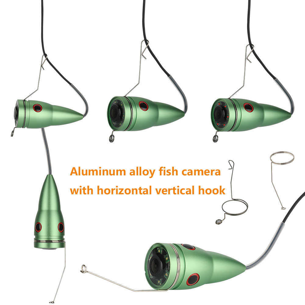 Kit de câmera de pesca subaquática localizador de peixes luzes LED Vídeo localizador de peixes lago câmera subaquática de 4,3 polegadas HKD230703