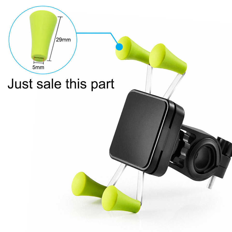 Accessoires universels de support de téléphone de vélo capuchon en Silicone pour téléphone portable support de montage de moto de vélo L230619