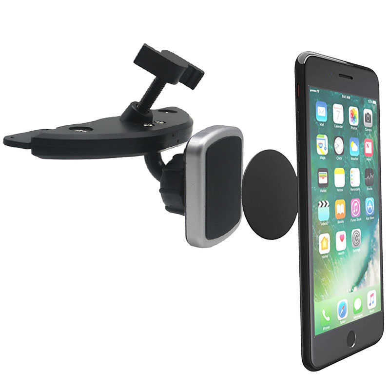 Support magnétique de support de support de fente de CD de téléphone portable de voiture pour l'iPhone X 8 support d'aimant Smartphone téléphone portable accessoires GPS L230619