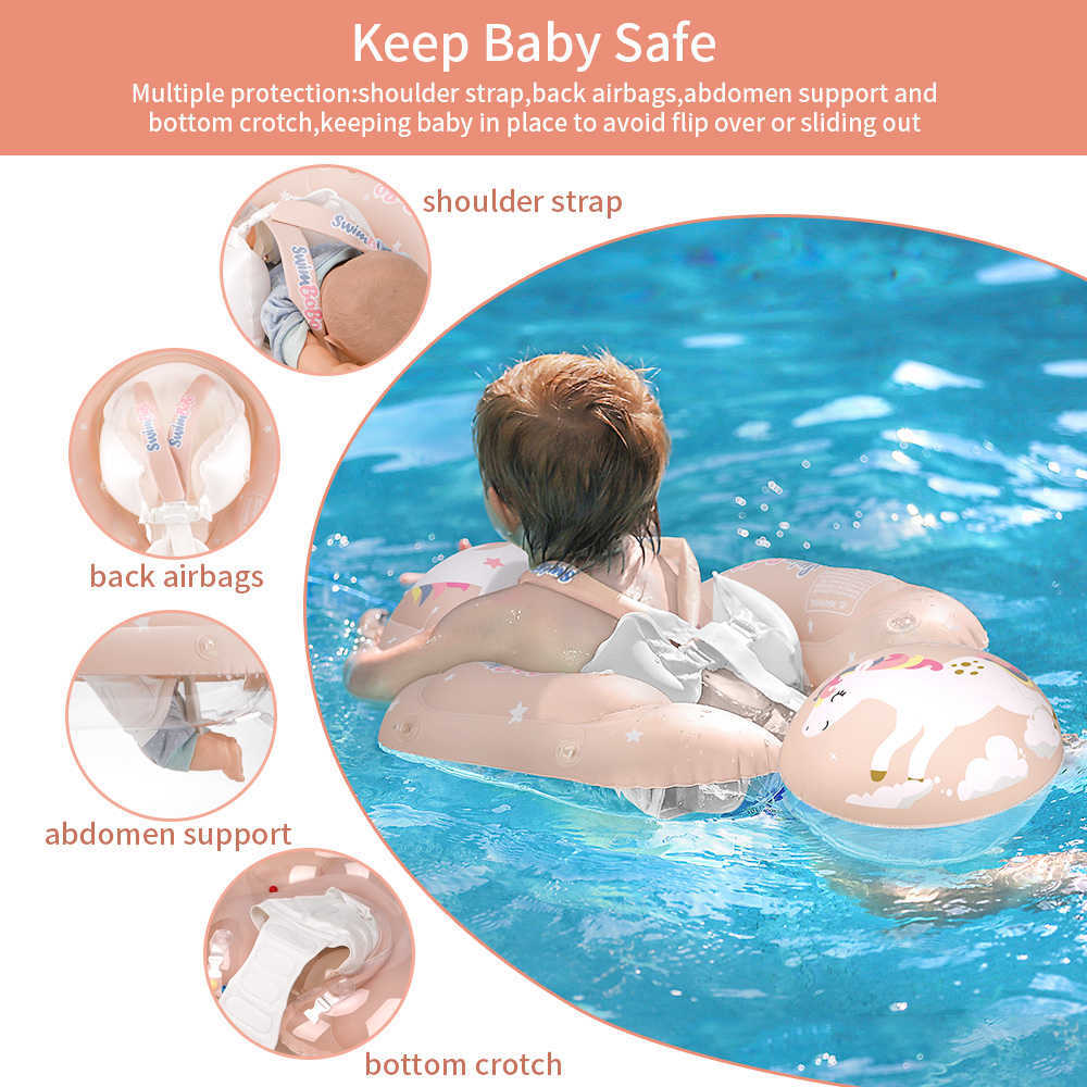 Gilet de sauvetage bouée nouveau bébé natation flotteur anneau table infantile rose flottant pour été enfants piscine accessoires cercle enfant en bas âge bain HKD230703
