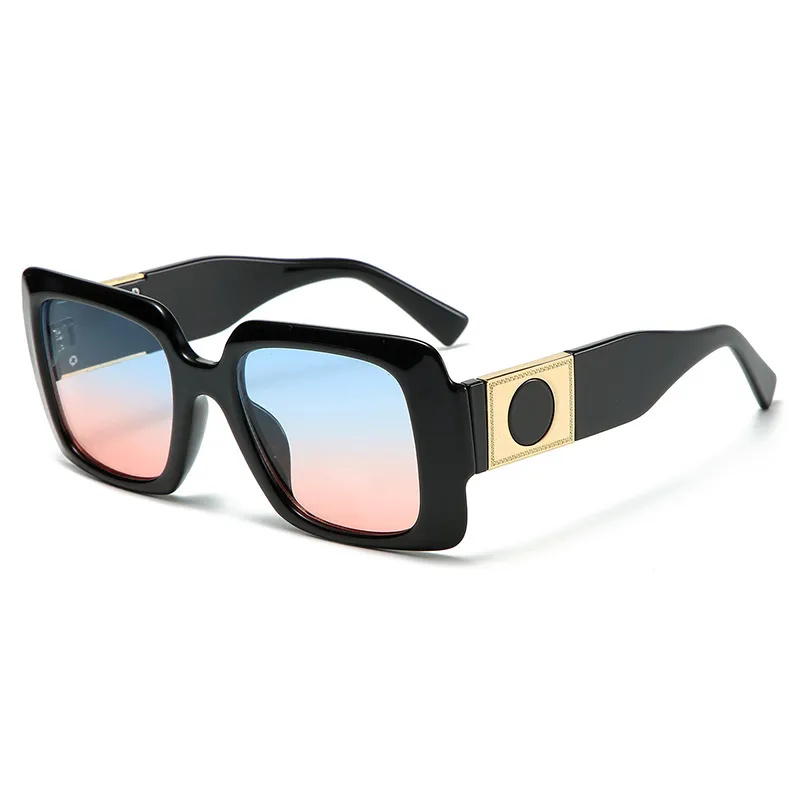 Top luxe lunettes de soleil polaroid lentille designer femmes 6 couleurs Mens Goggle lunettes senior pour femmes monture de lunettes Vintage métal lunettes de soleil avec boîte T1256