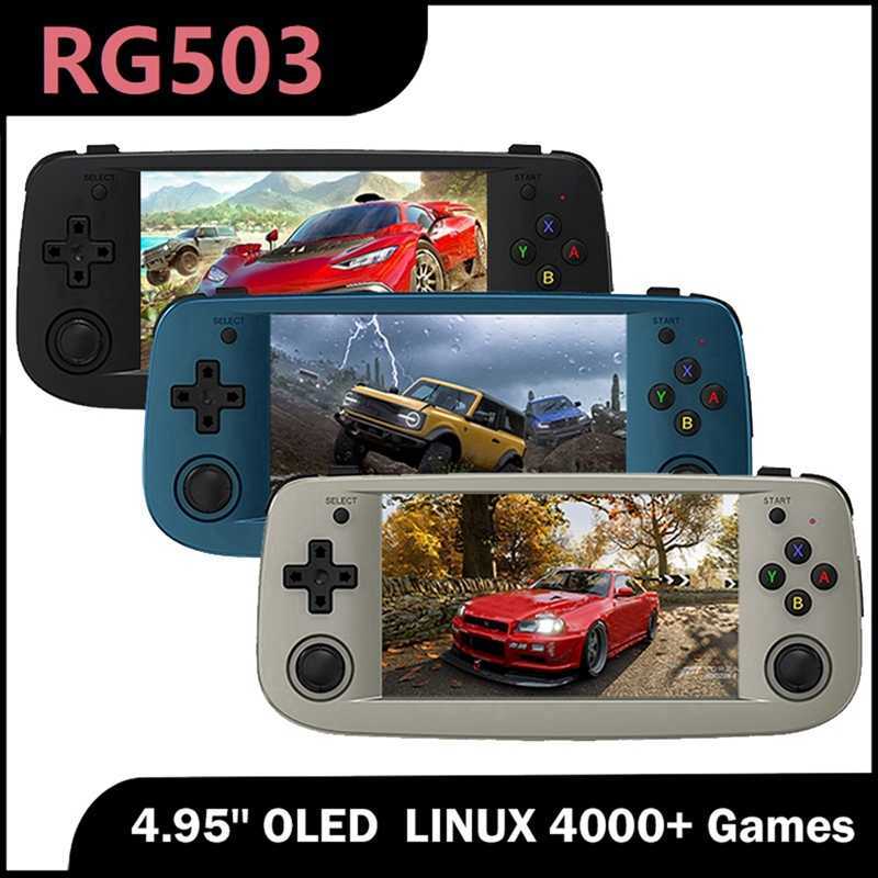 Fishfinder RG503 Game Console Handheld Videospeler LINUX-systeem Volledig scherm WIFI 1.8Ghz HDMI-compatibel B HKD230703