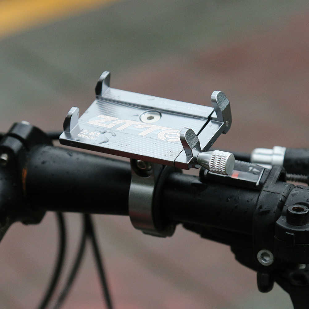 Aluminium Legierung Handy Halter Tragbare Fahrrad DIY Montage Handy Unterstützung Halter Stehen Telefon Zubehör L230619