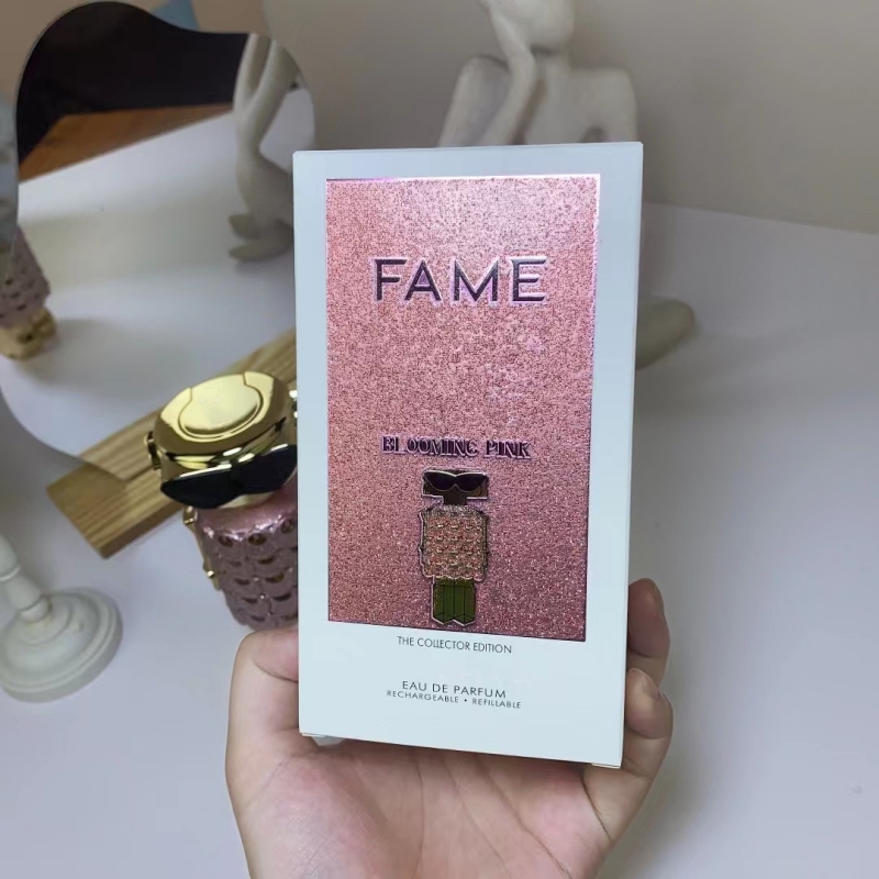 Profumo robot rosa di alta qualità 2023 donna FAME EDP 80ml Regalo di San Valentino Spedizione veloce