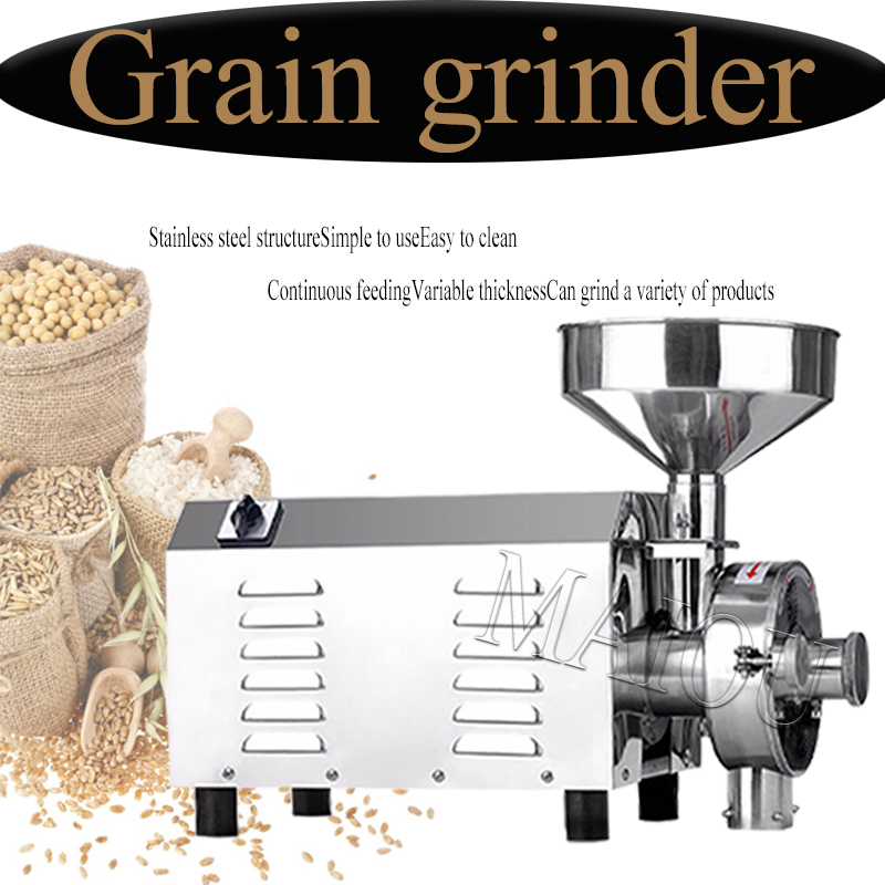 Grains Spices Cereals Coffee Dry Food Grinder Mill Grinding Machine Flour Powder Crusher