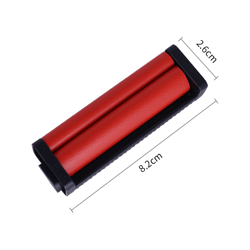 Plastica rossa colorata da 70 mm fumo a secco a secco tabacco preroll rulli rotolanti a supporto sigarette portatile innovativo a mano facile macchina utensile