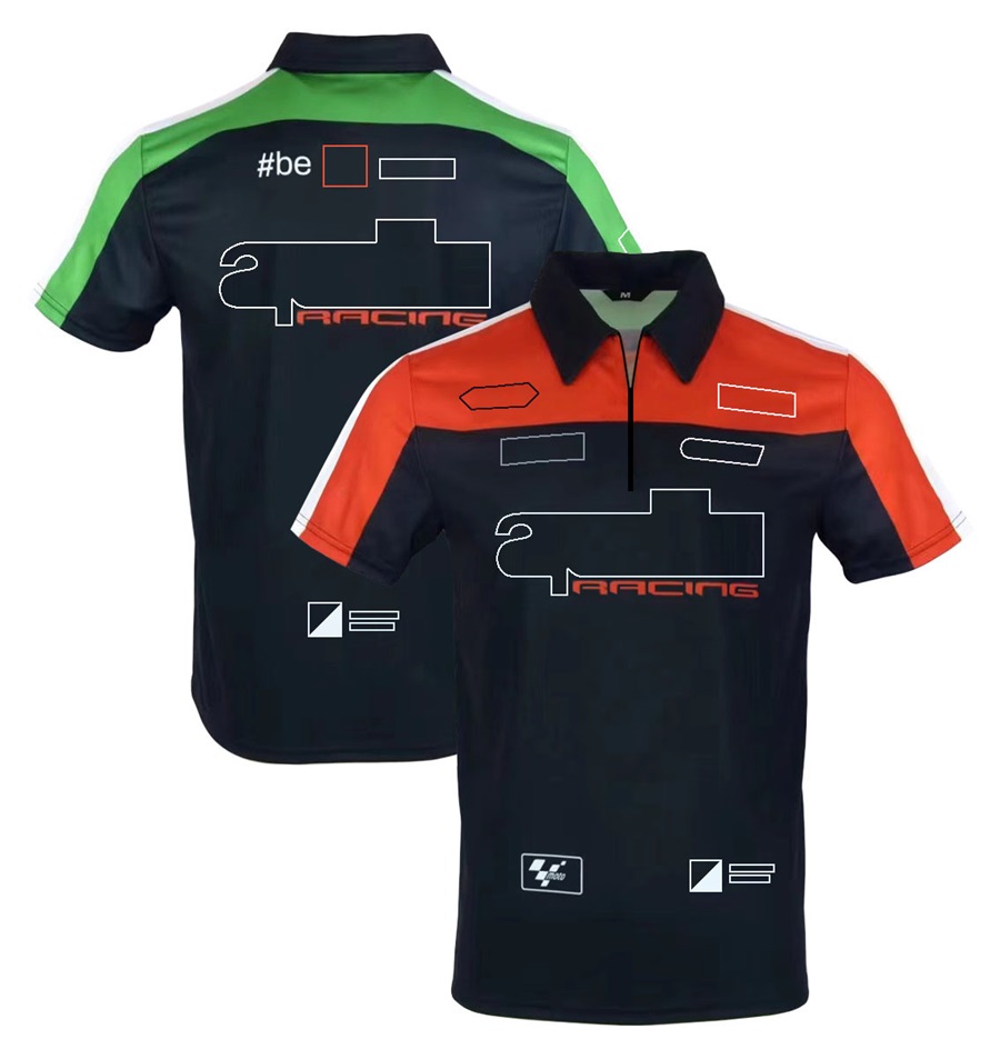 Polo de course de moto d'été T-shirt de l'équipe de course de moto Maillot de motocross à séchage rapide T-shirt respirant de cross-country pour hommes