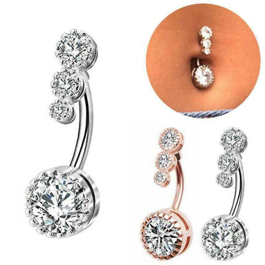 Sexy Leuke Rvs Navel Piercing Glanzend Dans Buik Ringen Body Piercing Sieraden Navel Ring voor Vrouwen Meisjes Geschenken