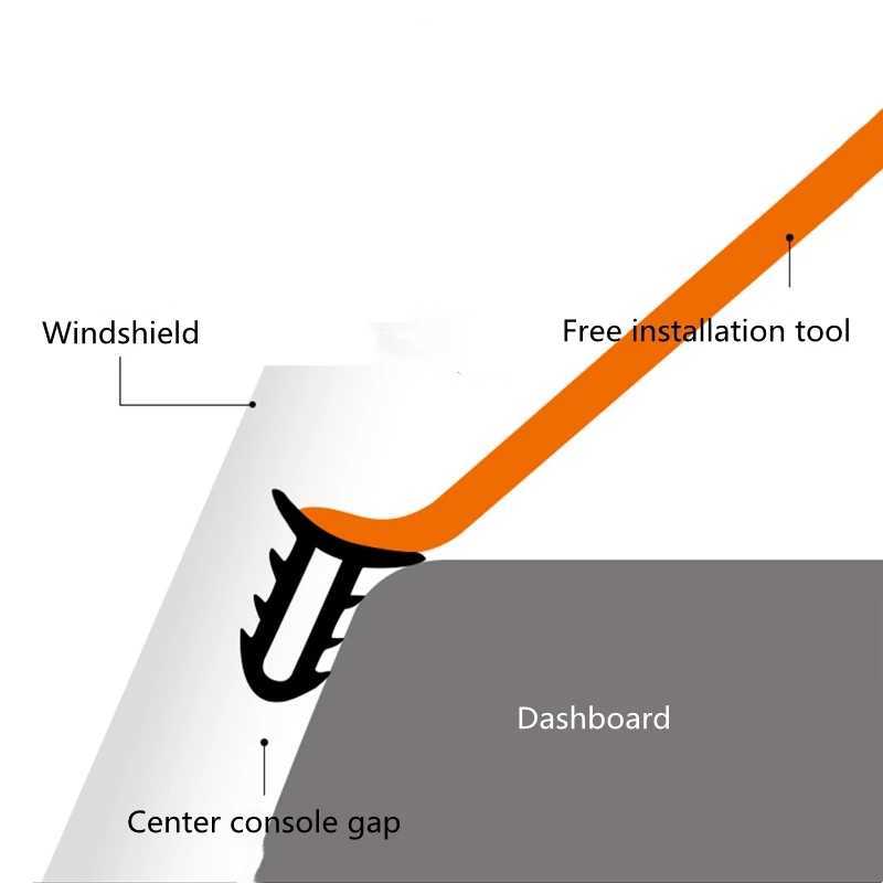 Mise à niveau de la bande d'étanchéité pour tableau de bord automatique, bandes de caoutchouc d'isolation phonique universelles pour coupe-froid, accessoires automobiles, pièces d'autocollants de voiture