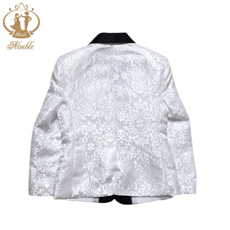 Trajes 2021 New Kids Wedding Blazer Baby Boys Traje Chaquetas Abrigo formal + Pantalones + chaleco Trajes de niño de 3 piezas Formal para fiesta de boda BoyHKD230704