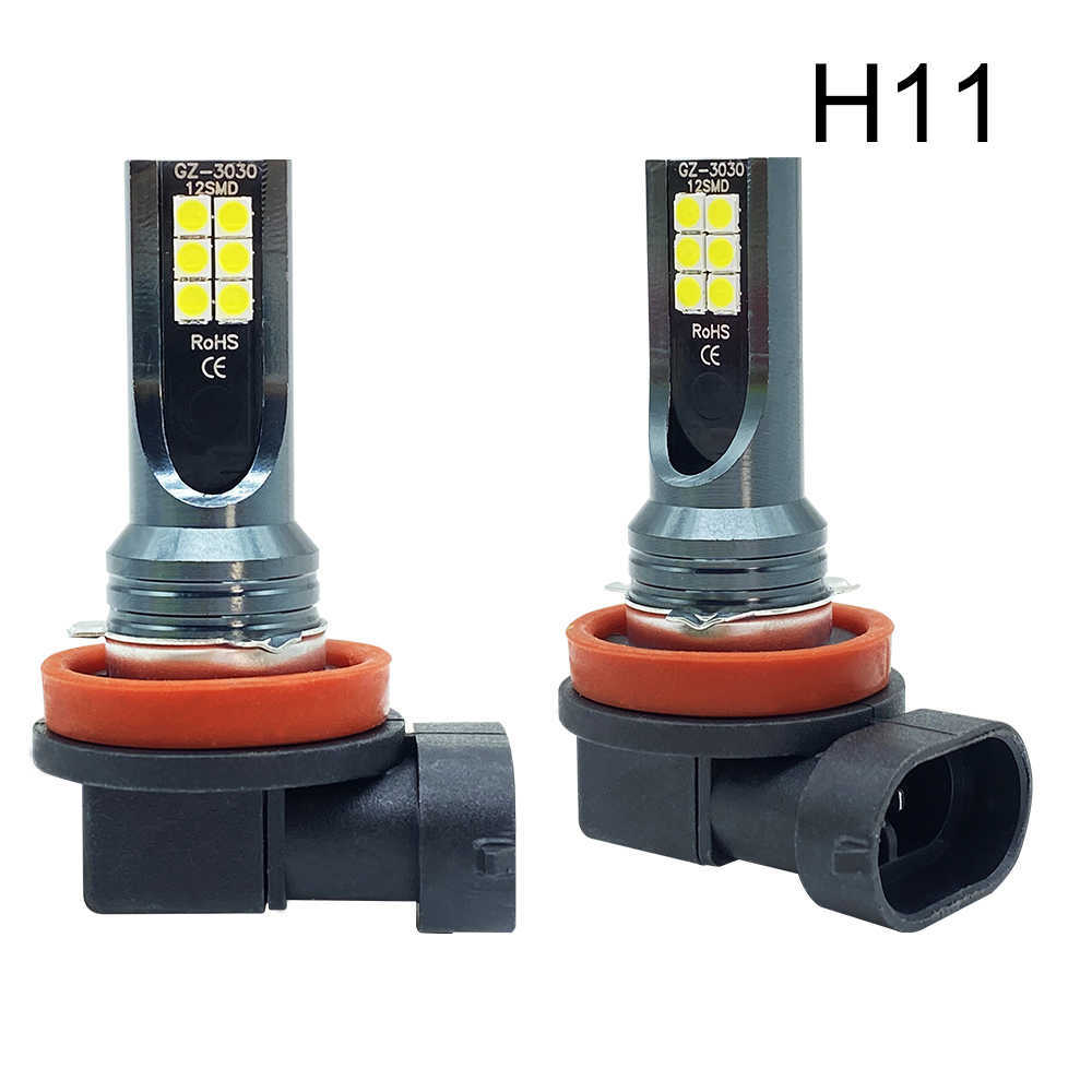 Atualizar H4 H7 LED Farol H11 H8 H9 H10 H1 H3 Lâmpadas de luz de neblina do carro 9005 9006 Auto Driving Running Lâmpadas 12000LM 80W 12V