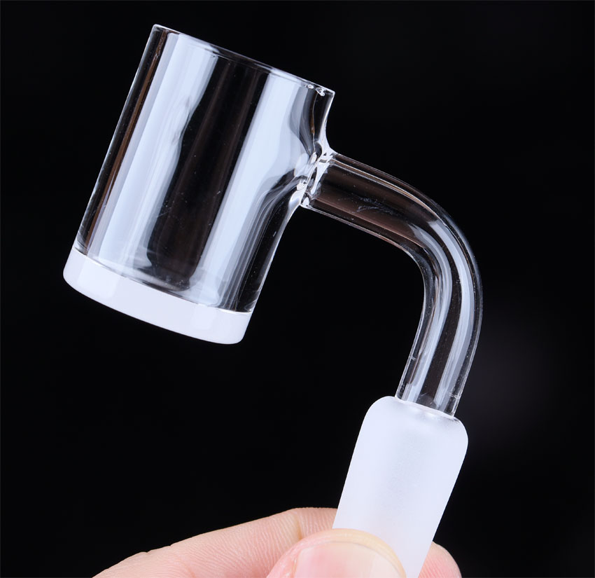 25mm Quartz Banger With Female Male 10mm 14mm 18mm Quartz Nail For Coil Heater Glass Bongs