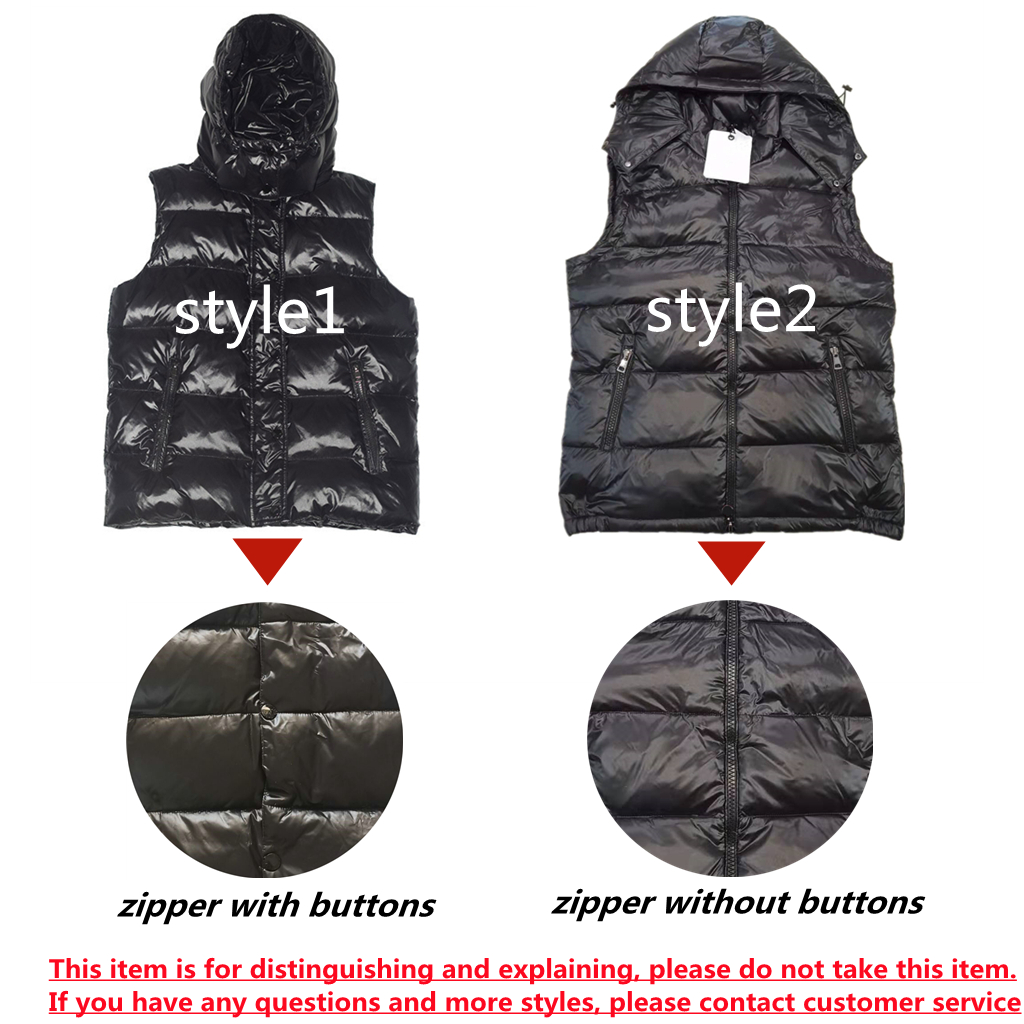 S986 Men's Down Jacket for Women Unisex Designer Hooded Winter Puffer Vest Outerwear Full Label Embroidered Badge Warm