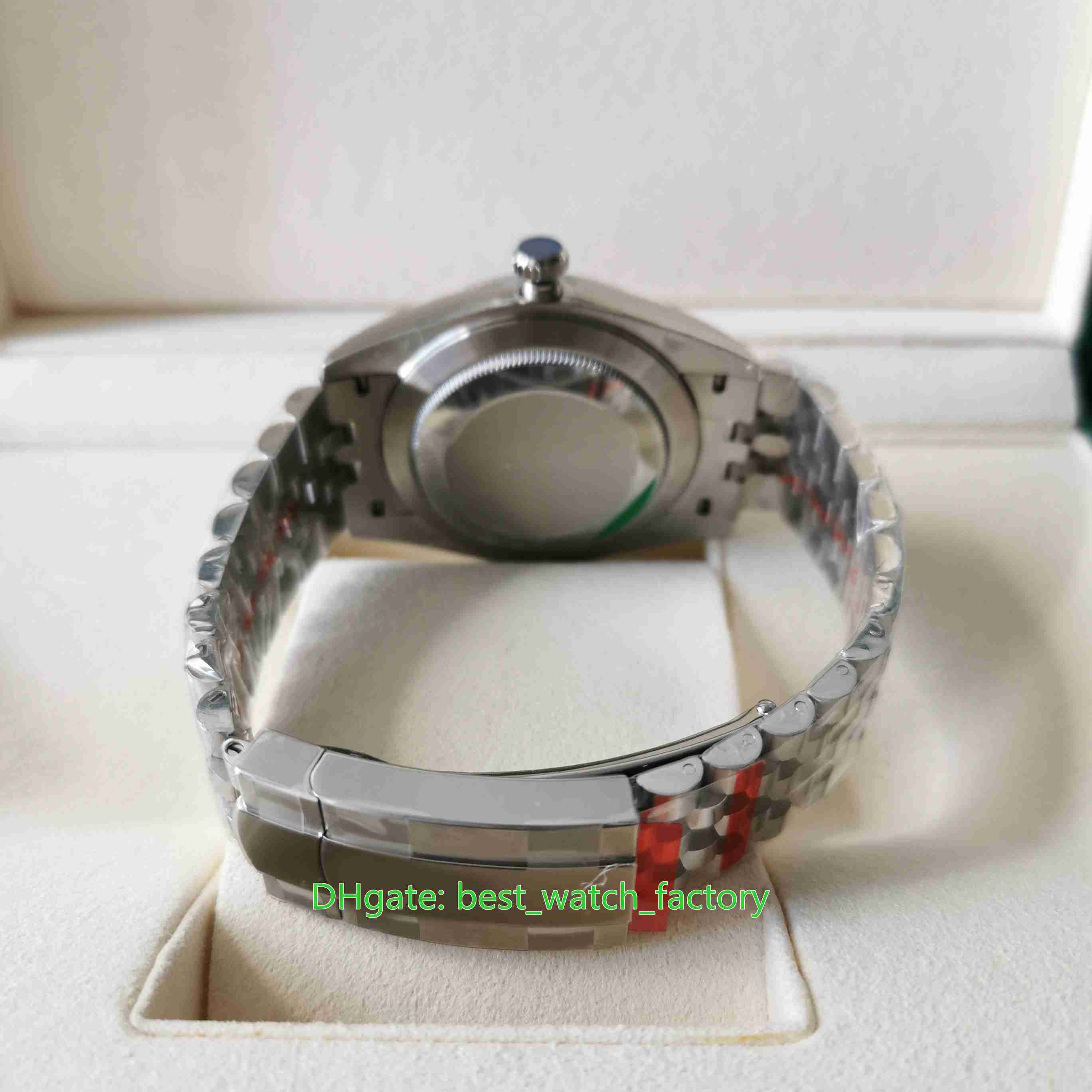 EW Factory Mens 시계 수퍼 품질 41mm 126334 대통령 Wimbledon Sapphire Luminova Watches 904L Steel Cal 3235 Movement Meachi238M