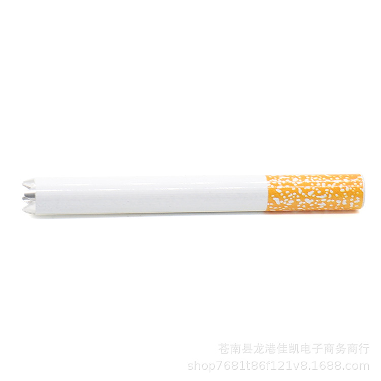 Pipes à fumer alliage d'aluminium fraisage longueur dentée 78MM métal petit ensemble de fumer