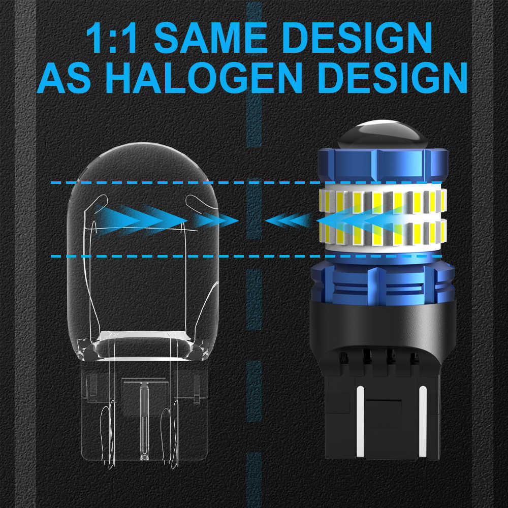 2024 2024 Aenvtol 2x Canbus T20 7440 W21W 7443 W21/5W SRCK Светодиодные резервные лампы Дневное время.