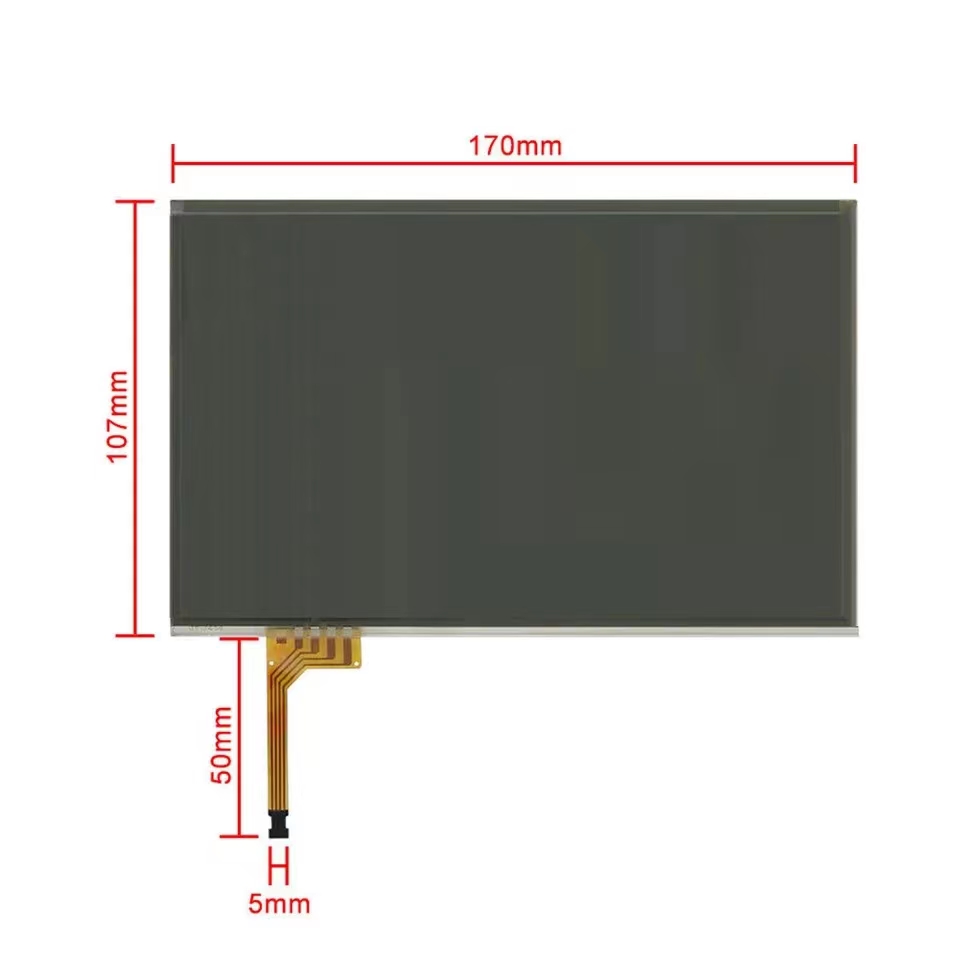 Nowy oryginalny 7.3 Cal ekran dotykowy Digitizer LTA070B510F LTA070B512F LTA070B511F zamiennik dla Toyota Prius Lexus IS250 IS300 IS350 nawigacja samochodowa ekran LCD