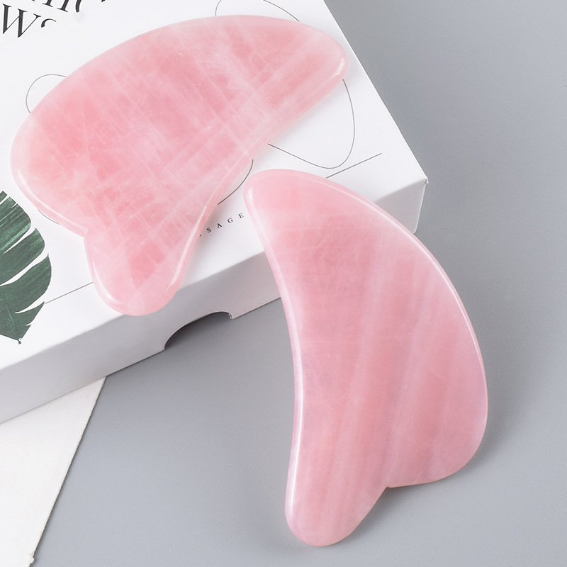 Dolphin Gua Sha Massage Facial Lift Tool Natural Healing Crystals Face Body Guasha Board SPA Acupuncture Scraping Gemstone Health Beauty Skin Care Massager