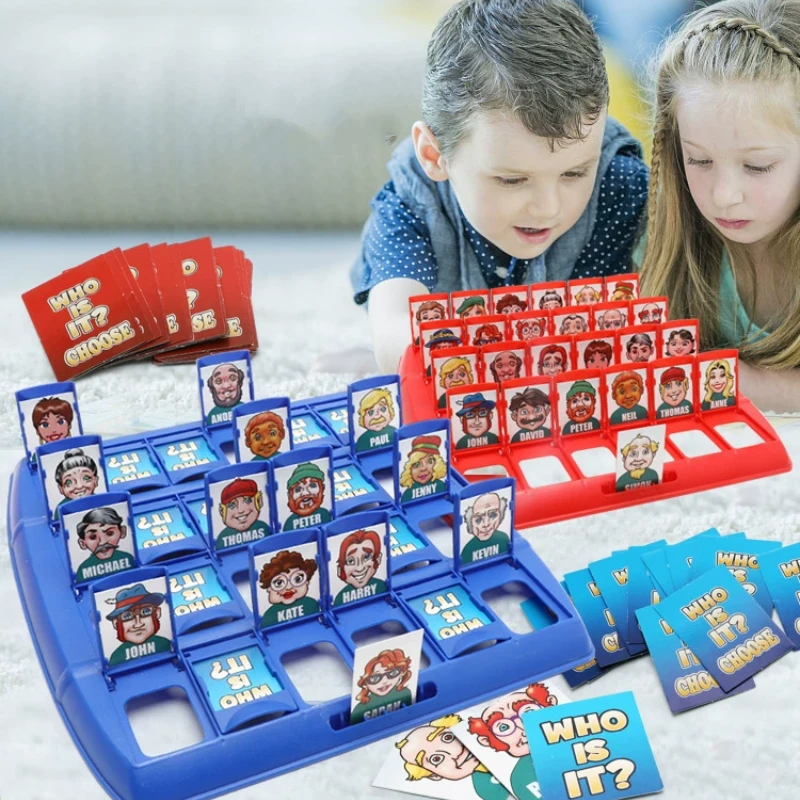 Jeux de cinéma Nouveau stock Puzzle et jouets d'éducation précoce Devinez qui je suis Jeu de société Duo Interactif Temps ennuyeux Passage Créativité 25 cm