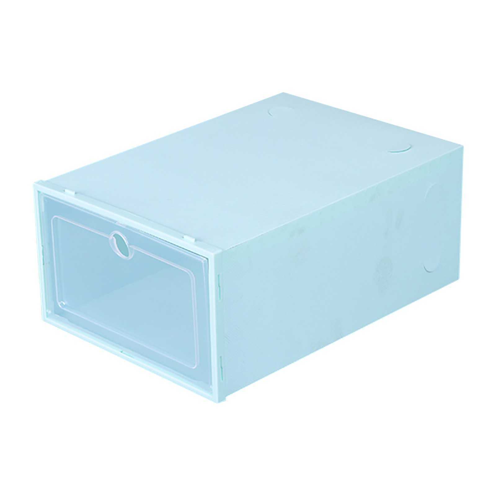 Doorzichtige plastic schoenendoos Opbergdoos voor schoenen Artefact Opbergdoos voor schoenen Schoenendoos Japanse schoenendozen Flip Drawer Boxs Stapelbare schoen L230705