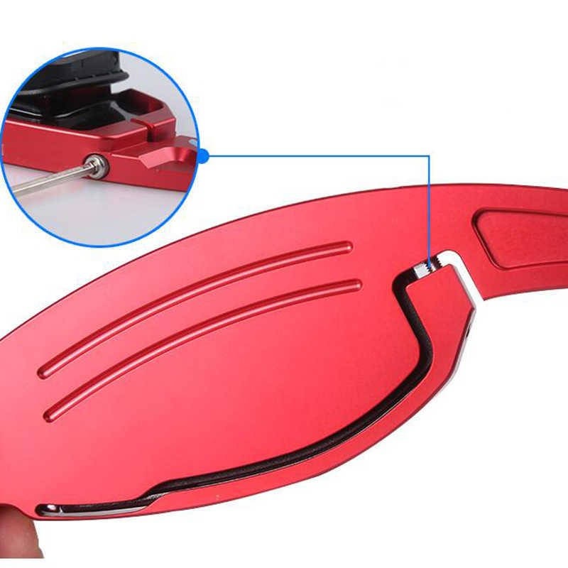 New Car Steering Wheel Paddle Extension Shifters Shift Sticker Decoration For Audi S3/RS3 2015-2016 Red Black Silver