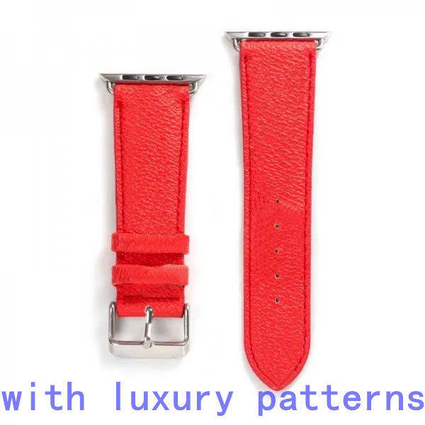 مصمم أزياء أشرطة Watchbands Watch Band 41mm 42mm 38mm 40mm 44mm 45mm Iwatch 2 3 4 5 6 Bands Leather Strap Bracelet