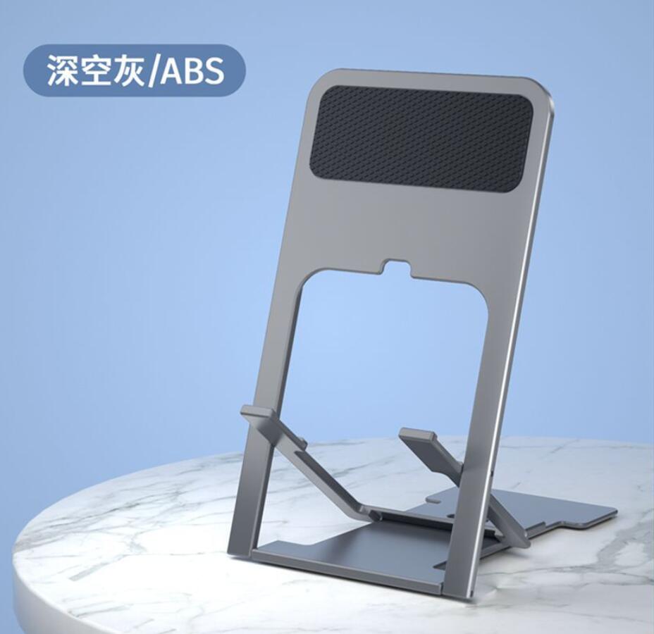 Mini Desktop Wielokątny składany uchwyt na telefon komórkowy Hollow Plastikowy stojak na tablet ABS Przenośny dla Iphone 15 IPAD