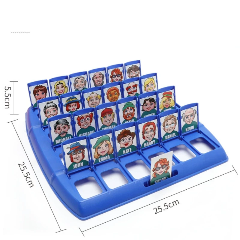 Jeux de cinéma Nouveau stock Puzzle et jouets d'éducation précoce Devinez qui je suis Jeu de société Duo Interactif Temps ennuyeux Passage Créativité 25 cm