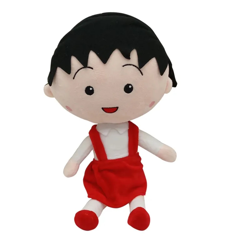 2024 grossist nya produkter anime chibi maruko plysch leksaker barn spel lekkamrat semestergåvor