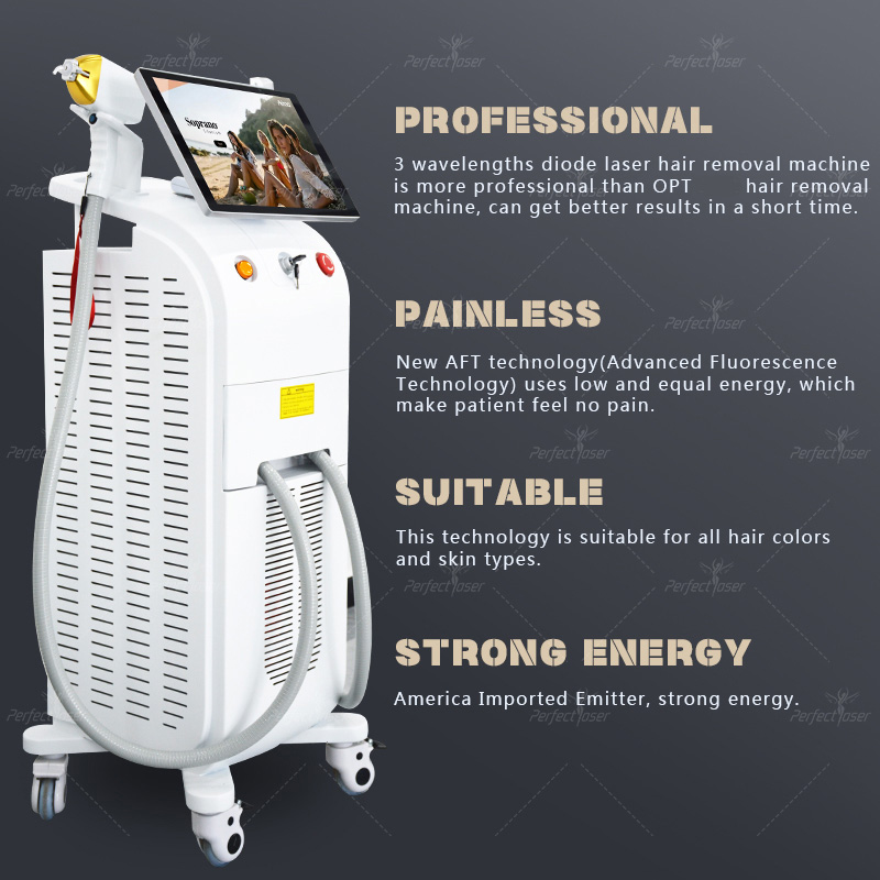 Vertical 808 Diode Laser Permanent Depilation Home and Salon Use OEM Available 808nm Diode Laser Hair Removal Machine