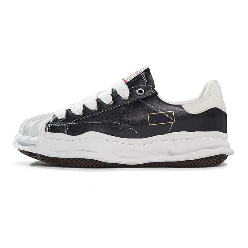 Klassische maison mihara yasuhiro Anzugschuhe Canvas Low Herren-Trainer Damen-Sport-Sneakers Neuer Stil von grün-schwarz-weiß-gelben Outdoor-MMY-Retro-Schuhen EUR 36-45