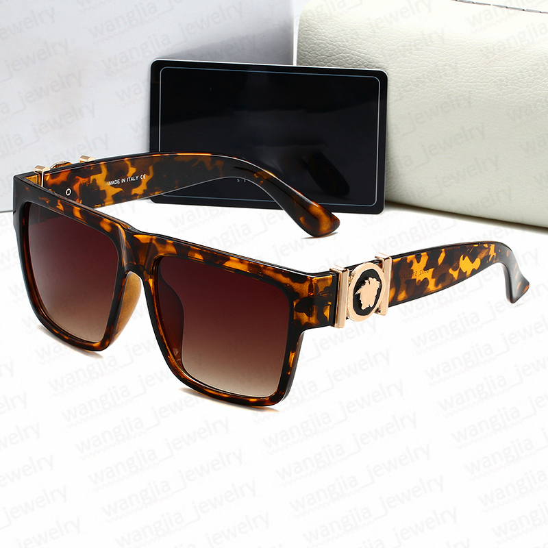 Designer Sunglasses for Woman Man Polarized Sunglass Fashion Square Goggle Sun glass 6 Color Adumbral Eyeglasses